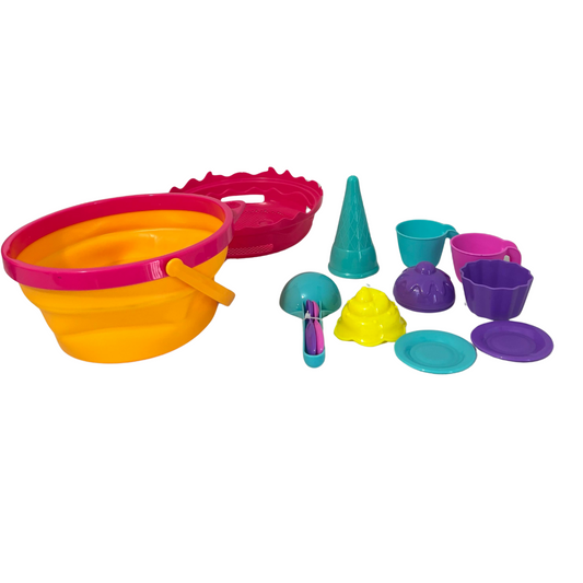 Cubeta De Playa | 13 Piezas | Juguetes De Arena Para Niños