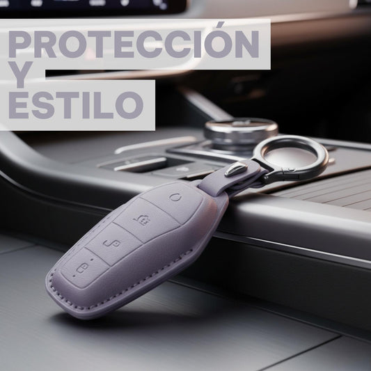 Funda Protector Llave Control Para Byd Varios Modelo Lavanda