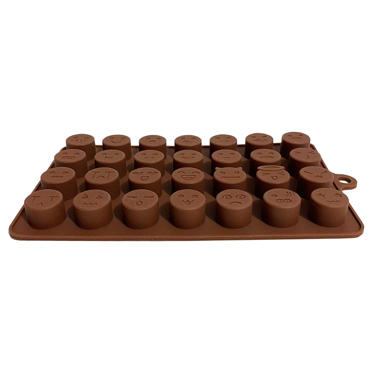 Molde De Silicón | 28 Mini Emojis | Repostería Chocolate Gomitas