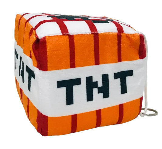 Peluche Llavero De Felpa Cubo TNT | Coleccionable Minecraft