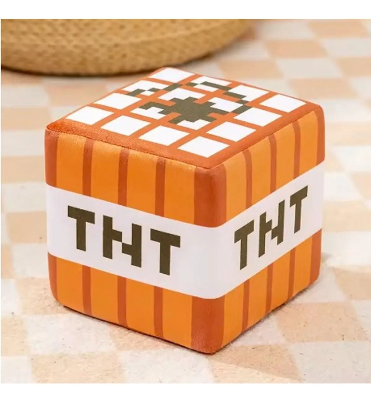 Peluche Llavero De Felpa Cubo TNT | Coleccionable Minecraft