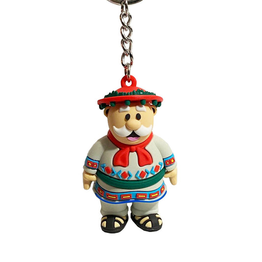 Llavero Dr. Simi Huichol | Edición Especial Artesanal | Diseño con Detalles Huicholes