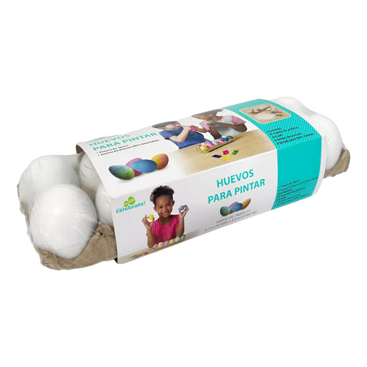 12 Huevos de Pascua con Tinta No Tóxica para Pintar | Diversión Creativa y Segura