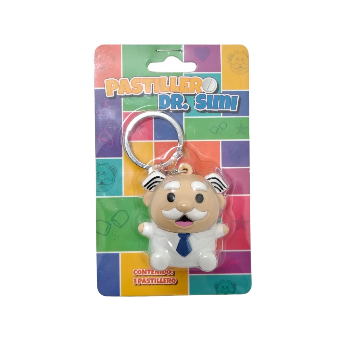 Pastillero Llavero Dr. Simi 8 ml | Multiusos | Ideal para Pastillas, Chile en Polvo, Especias y Más