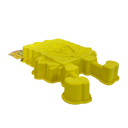 Molde De Silicón Forma Bob Esponja | 1.25 L | Reposteria Gelatina Pastel