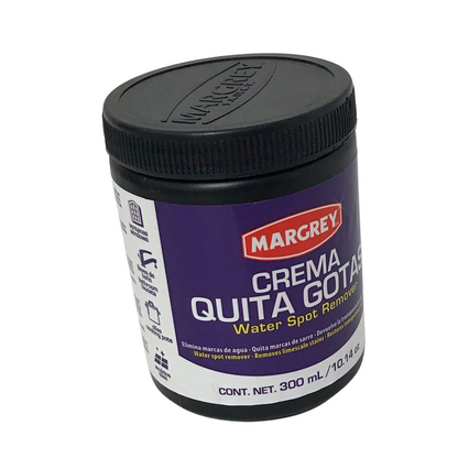 Crema Quita Gotas Margrey | Elimina Manchas en Vidrio, Cerámica y Acero | 2 piezas