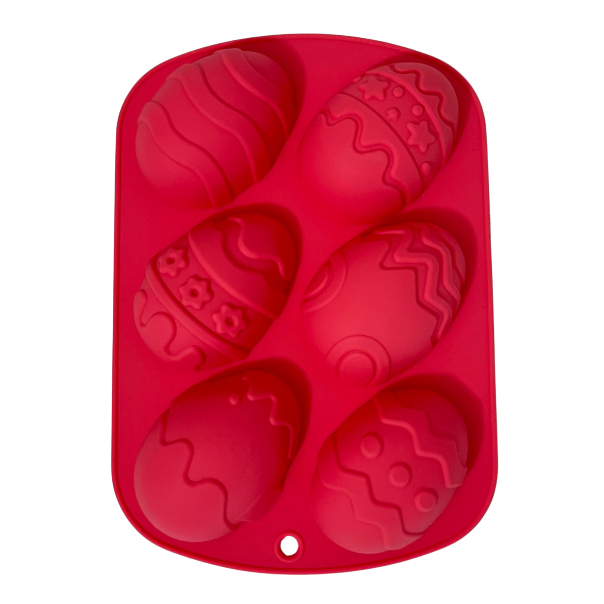 Molde de Silicón 3D de Huevos de Pascua | 6 Cavidades para Chocolates, Gelatinas y Postres