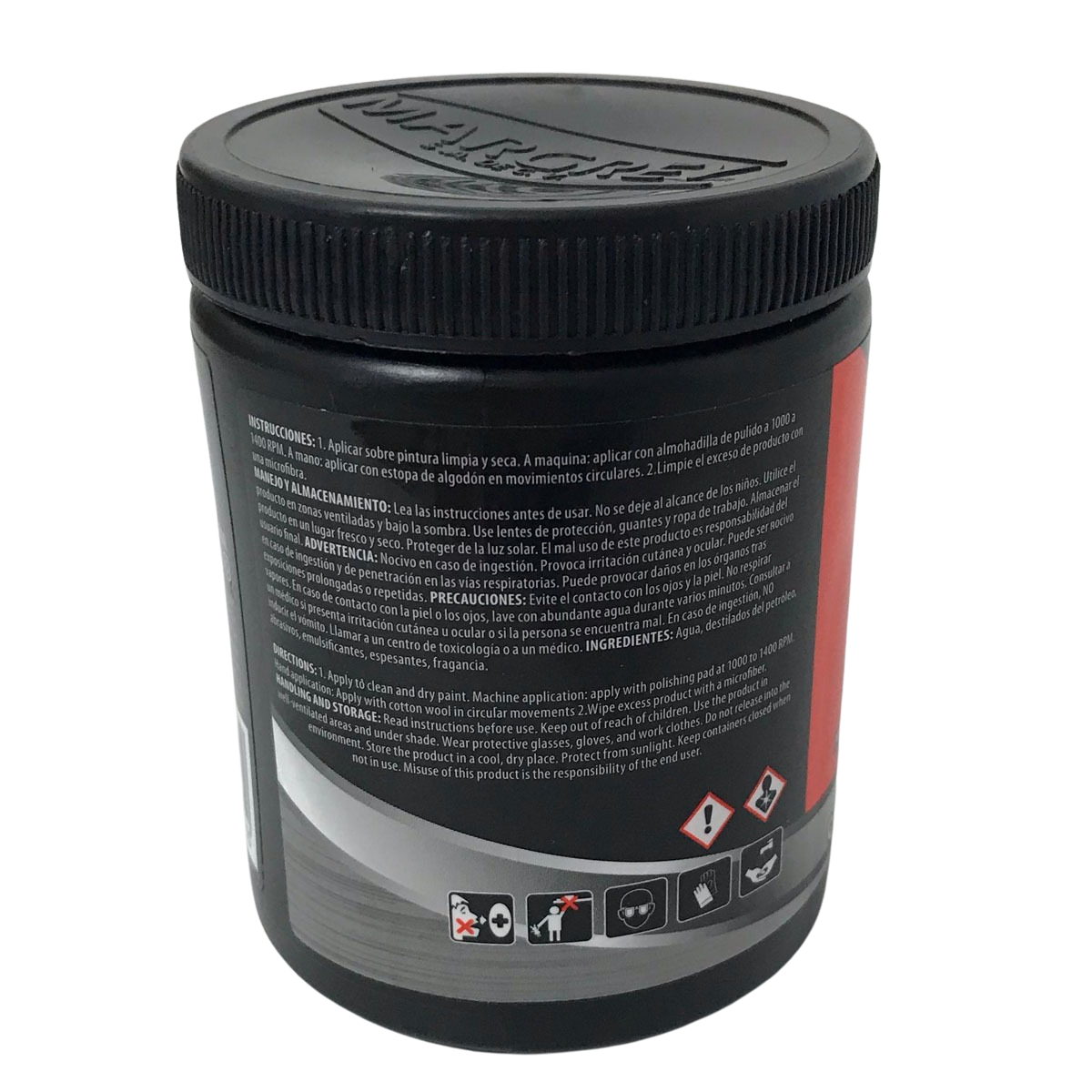 Polish Rojo Margrey | Pulimento de Grano Grueso Quita Rayon | 2 piezas