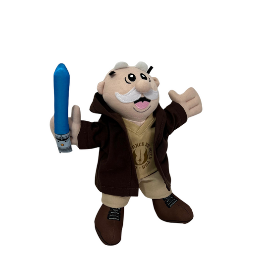Muñeco Dr. Simi Jedi Edición Especial Star Wars | Coleccionable de Peluche con Espada Láser