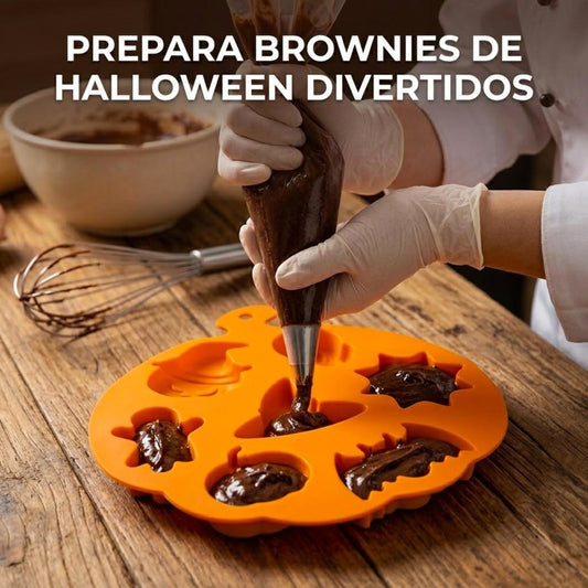 Molde De Silicon Para Repostería Hornear De Figuras Halloween