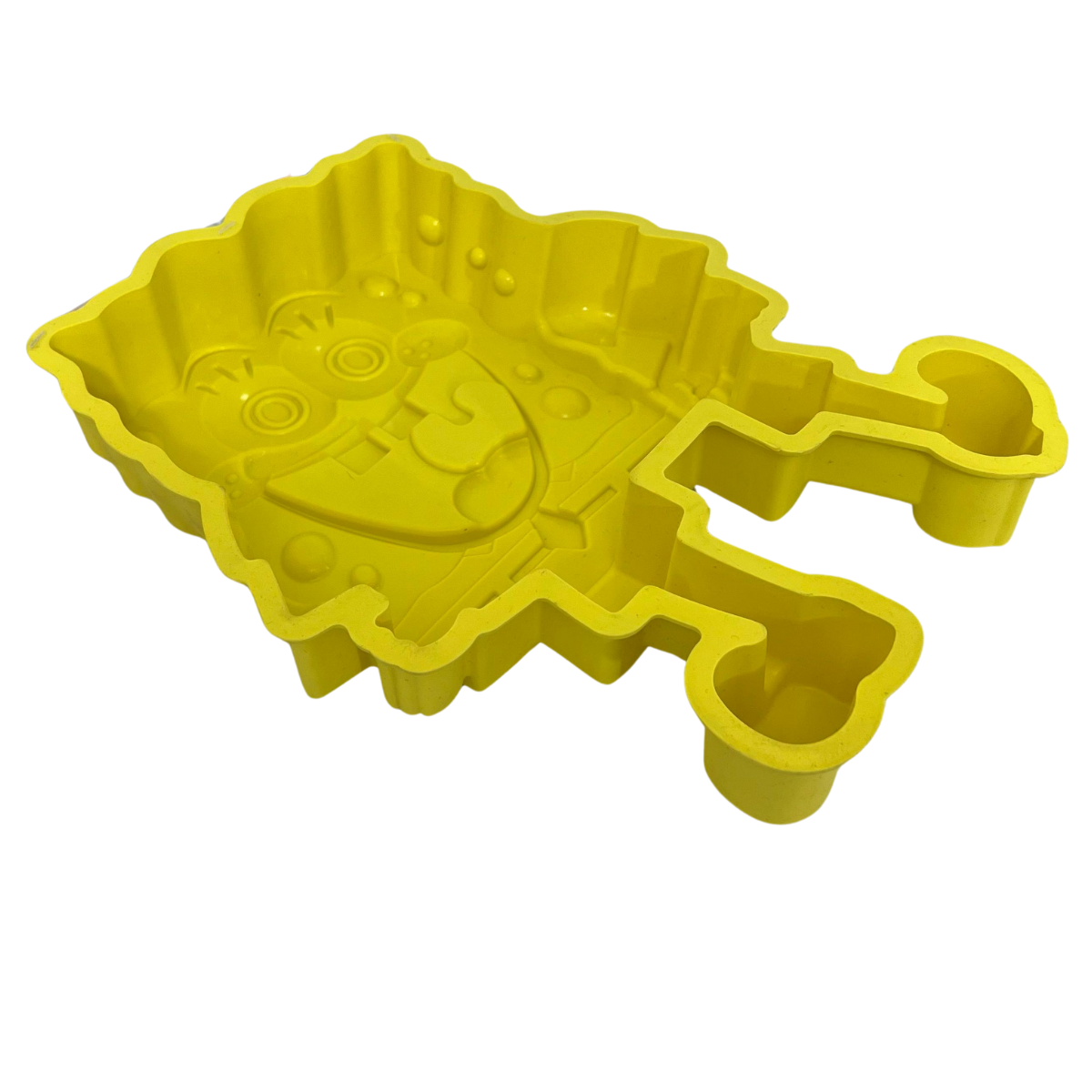 Molde De Silicón Forma Bob Esponja | 1.25 L | Reposteria Gelatina Pastel
