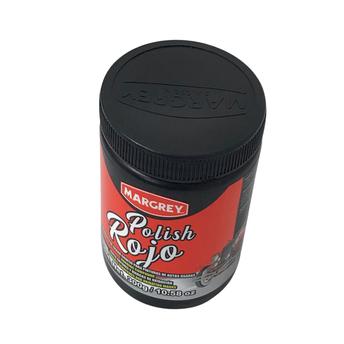 Polish Rojo Margrey | Pulimento de Grano Grueso Quita Rayon | 2 piezas