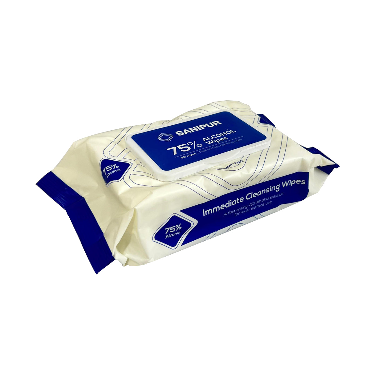 Kit de 6 Paquetes de Toallitas Limpiadoras Desinfectantes | 75% Alcohol | 80 Toallitas c/u | Multisuperficies