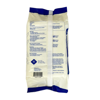 Kit de 6 Paquetes de Toallitas Limpiadoras Desinfectantes | 75% Alcohol | 80 Toallitas c/u | Multisuperficies