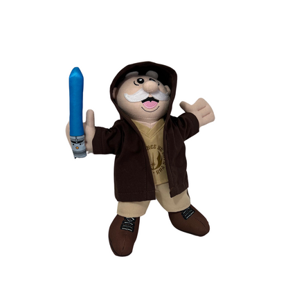 Muñeco Dr. Simi Jedi Edición Especial Star Wars | Coleccionable de Peluche con Espada Láser