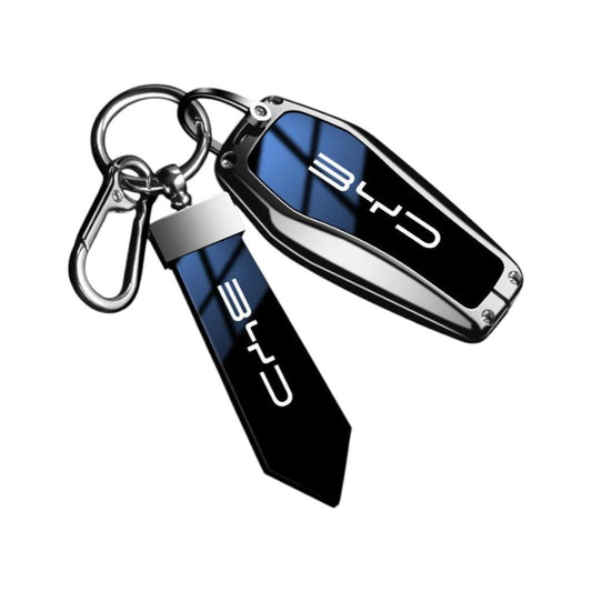 Funda Llave Control Llavero Para Byd Varios Modelos Azul