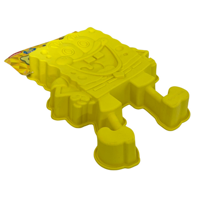 Molde De Silicón Forma Bob Esponja | 1.25 L | Reposteria Gelatina Pastel