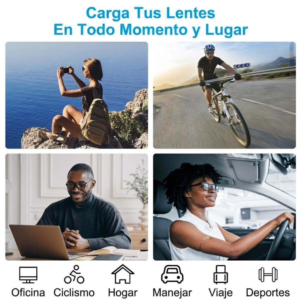 Cable De Carga Para Lentes Ray-ban Meta Tipo C Portatil