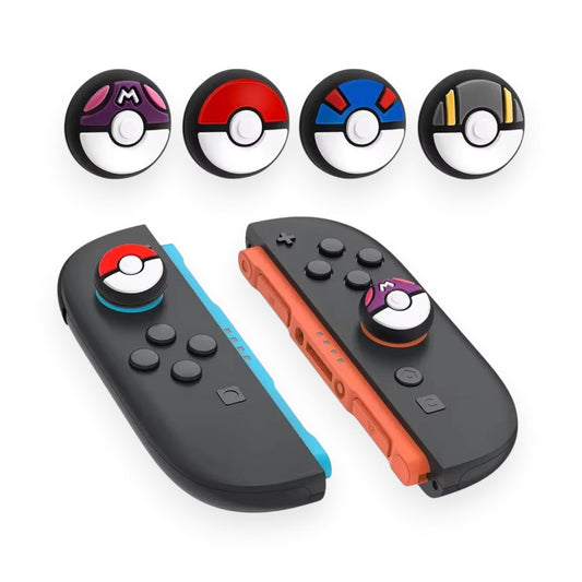 Tapas De Joystick Pokeball De Silicona Compatible Con Switch 2