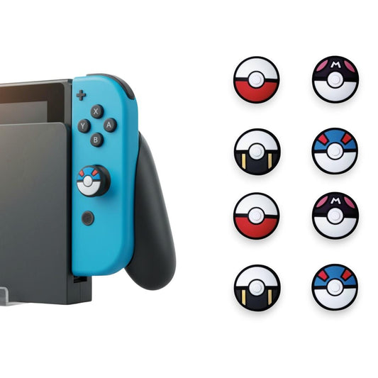 Tapas De Joystick Pokeball De Silicona Compatible Con Switch 2
