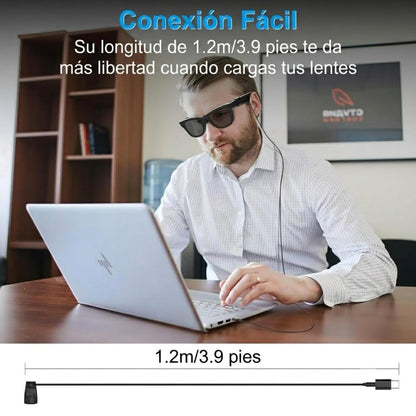 Cable De Carga Para Lentes Ray-ban Meta Tipo C Portatil