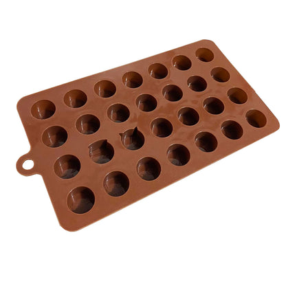 Molde De Silicón | 28 Mini Emojis | Repostería Chocolate Gomitas