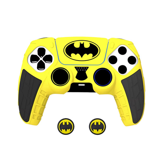 Funda de Silicon Para Control Ps5 Batman Con 2 Grips
