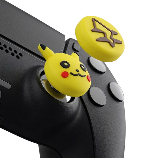 Tapas De Joystick Pikachu de Silicon Compatible Nintendo Switch