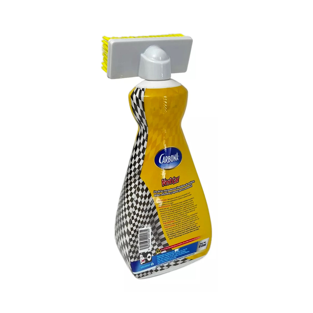 Limpiador de Vestiduras Carbona Vest Car 813 ml | Limpieza Profesional para Asientos, Alfombras y Tapicería de Auto