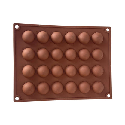 Molde De Silicon Diseño Media Esfera | Reposteria Gomitas Hielos