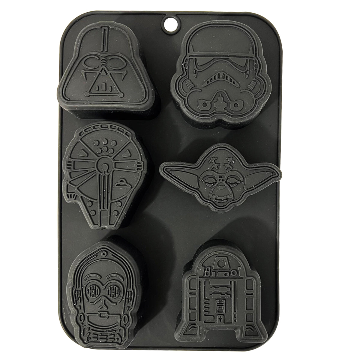 Molde De Silicon Diseño Star Wars | Reposteria Gelatina Hielos