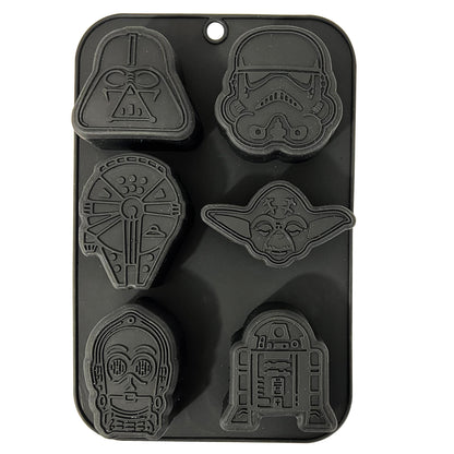 Molde De Silicon Diseño Star Wars | Reposteria Gelatina Hielos
