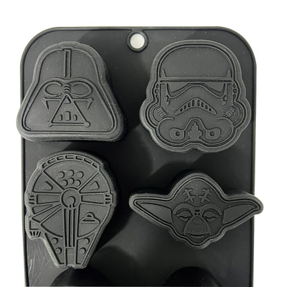Molde De Silicon Diseño Star Wars | Reposteria Gelatina Hielos