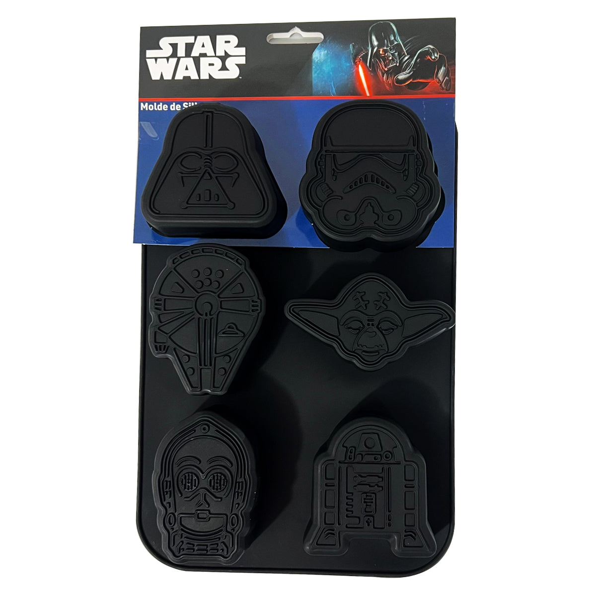 Molde De Silicon Diseño Star Wars | Reposteria Gelatina Hielos