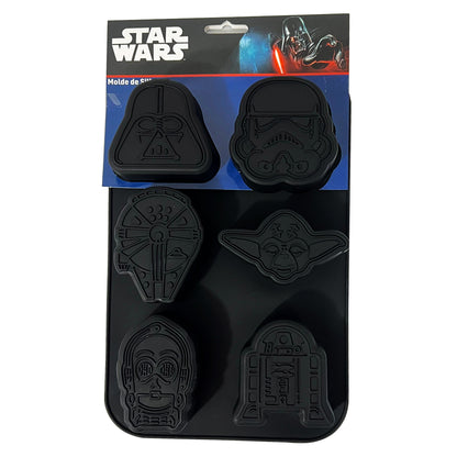 Molde De Silicon Diseño Star Wars | Reposteria Gelatina Hielos