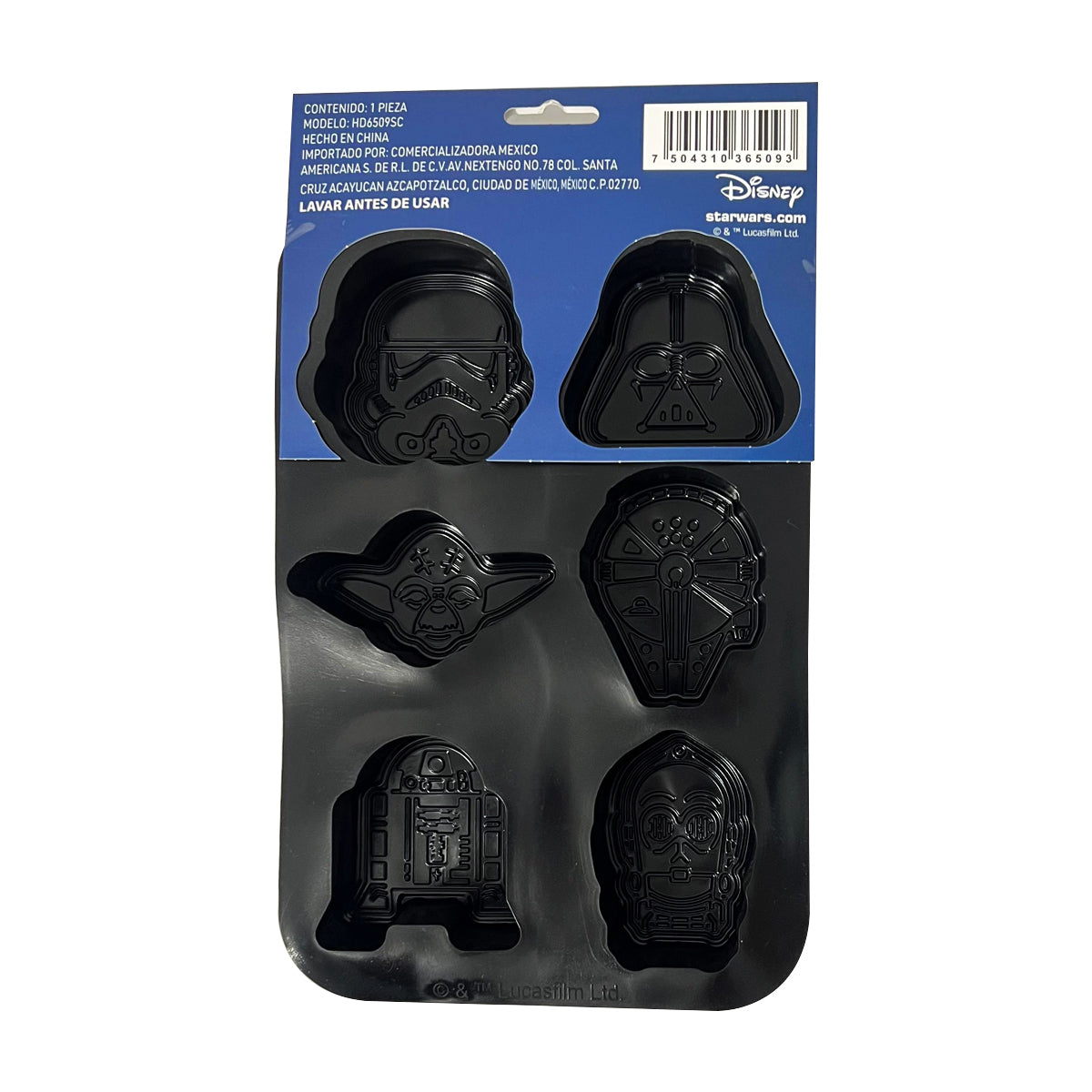 Molde De Silicon Diseño Star Wars | Reposteria Gelatina Hielos