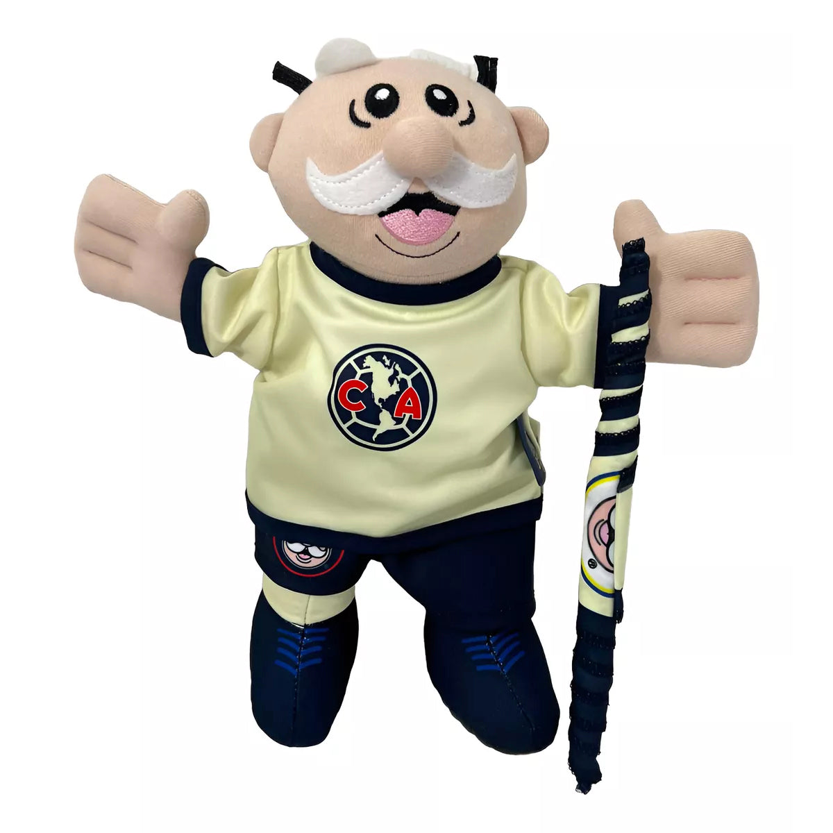 Muñeco Dr. Simi Edición Club América | Peluche Futbolista con Banderín Oficial