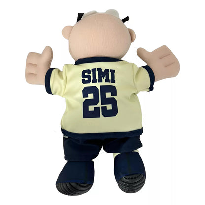 Muñeco Dr. Simi Edición Club América | Peluche Futbolista con Banderín Oficial