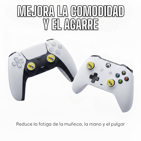 Tapas De Joystick Real Madrid Silicon Compatible Xbox/ps5/switch