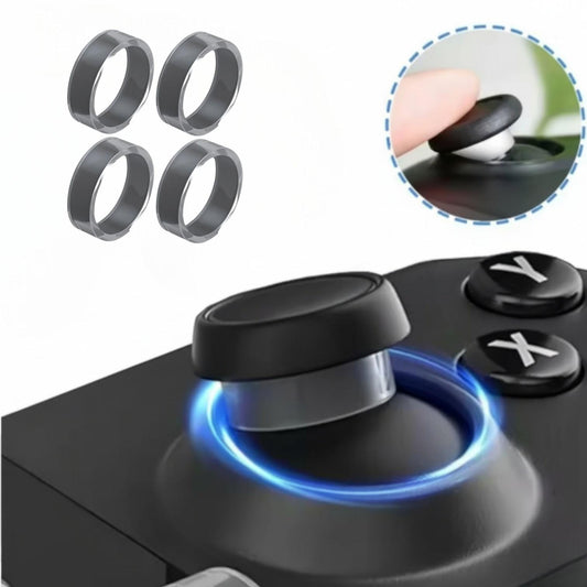 4 Pack Cubierta De Anillo Protector Antidesgaste De Joystick Transparente