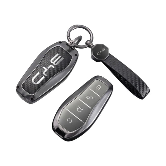Funda Llave Control Llavero Para Byd Fibra De Carbono