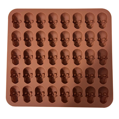 Molde De Silicon 3D Diseño Calaveras | Reposteria para Halloween
