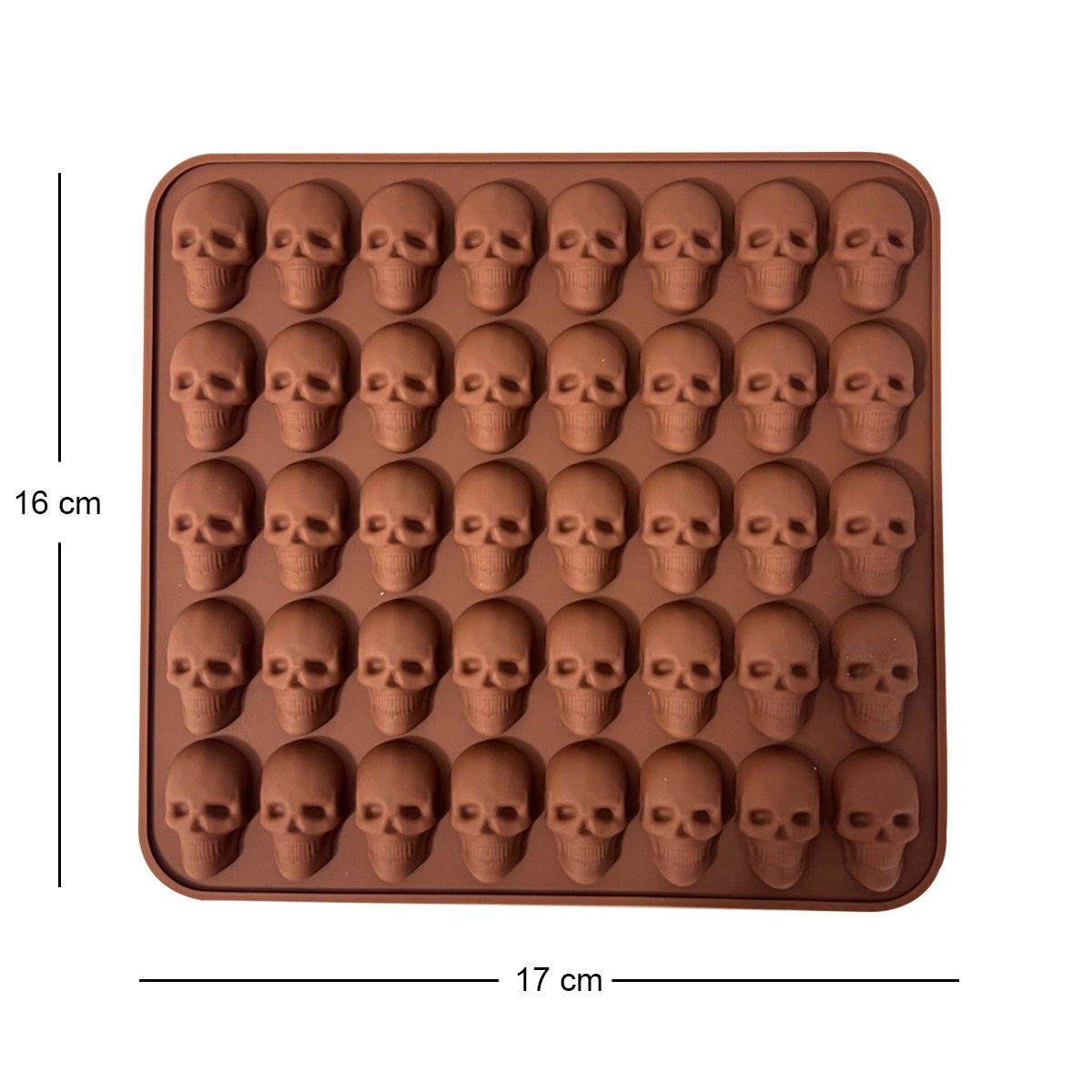Molde De Silicon 3D Diseño Calaveras | Reposteria para Halloween
