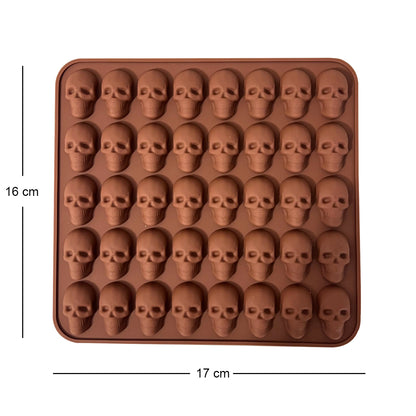 Molde De Silicon 3D Diseño Calaveras | Reposteria para Halloween