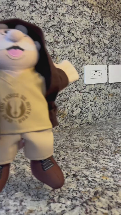 Muñeco Dr. Simi Jedi Edición Especial Star Wars | Coleccionable de Peluche con Espada Láser