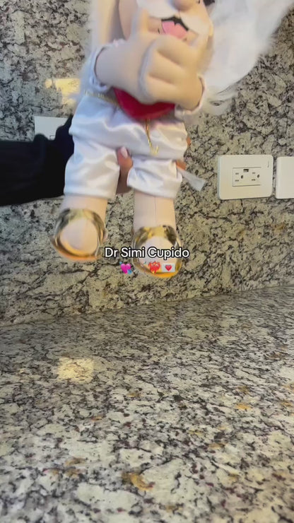 Muñeco Dr. Simi Edición Especial Cupido | Coleccionable de Peluche con Alas y Arco de Amor